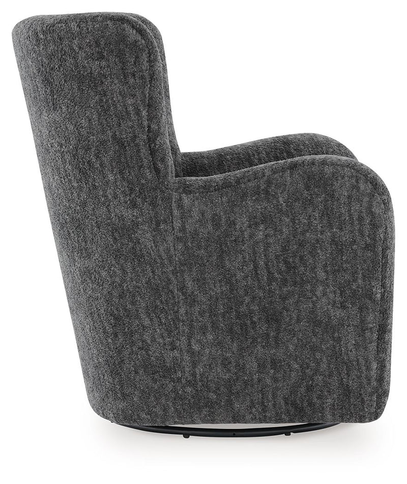 Rowenburg - Swivel Glider Accent Chair - R&R Furniture Gallery (Fountain Valley, CA)