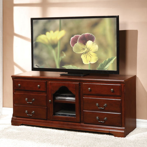 Hercules - TV Stand - Cherry - R&R Furniture Gallery (Fountain Valley, CA)