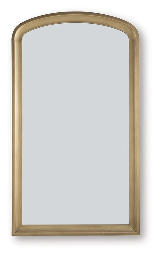 Fintan - Floor Mirror - Gold Finish - R&R Furniture Gallery (Fountain Valley, CA)