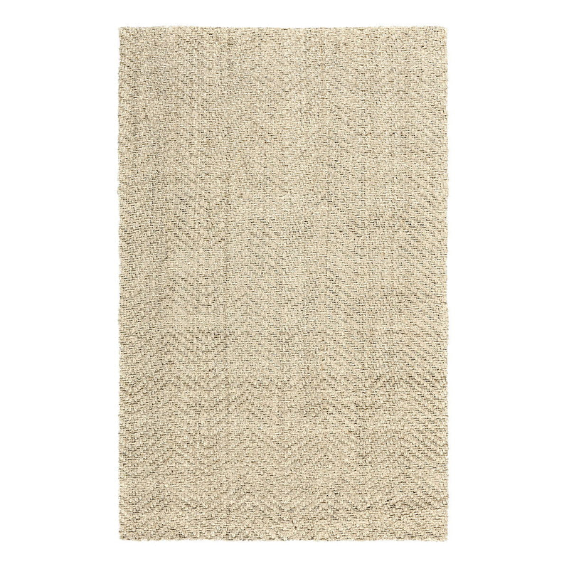 Classic Home herringbone jute area rug with natural woven texture, perfect for adding warmth and style to any room.