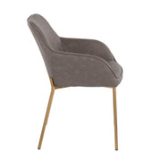 Lumi Source Daniella contemporary dining chair set of 2 with sleek modern design and upholstered seats for stylish dining spaces.