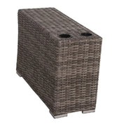 Wicker Outdoor Lounge Set With Cushions And Fire Pit - R&R Furniture Gallery (Fountain Valley, CA)