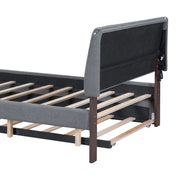Upholstered Platform Bed With Trundle - R&R Furniture Gallery (Fountain Valley, CA)