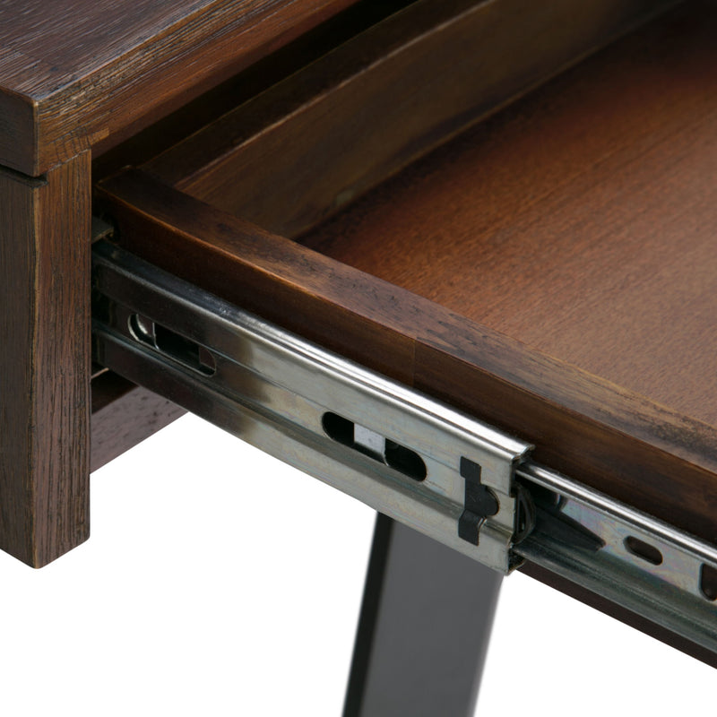 Lowry - Desk - Distressed Charcoal Brown - R&R Furniture Gallery (Fountain Valley, CA)