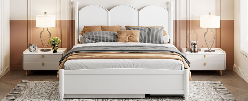 Platform Bed With With 2 Big Drawers And Trundle - R&R Furniture Gallery (Fountain Valley, CA)