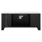 Noralie - 28" TV Stand With Fireplace & LED - Mirrored & Faux Diamonds - R&R Furniture Gallery (Fountain Valley, CA)