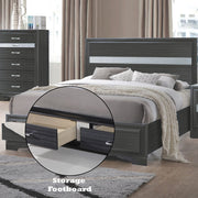 Naima - Bed w/Storage - R&R Furniture Gallery (Fountain Valley, CA)