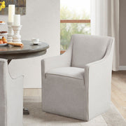Traditional Skirted Dining Arm Chair - R&R Furniture Gallery (Fountain Valley, CA)