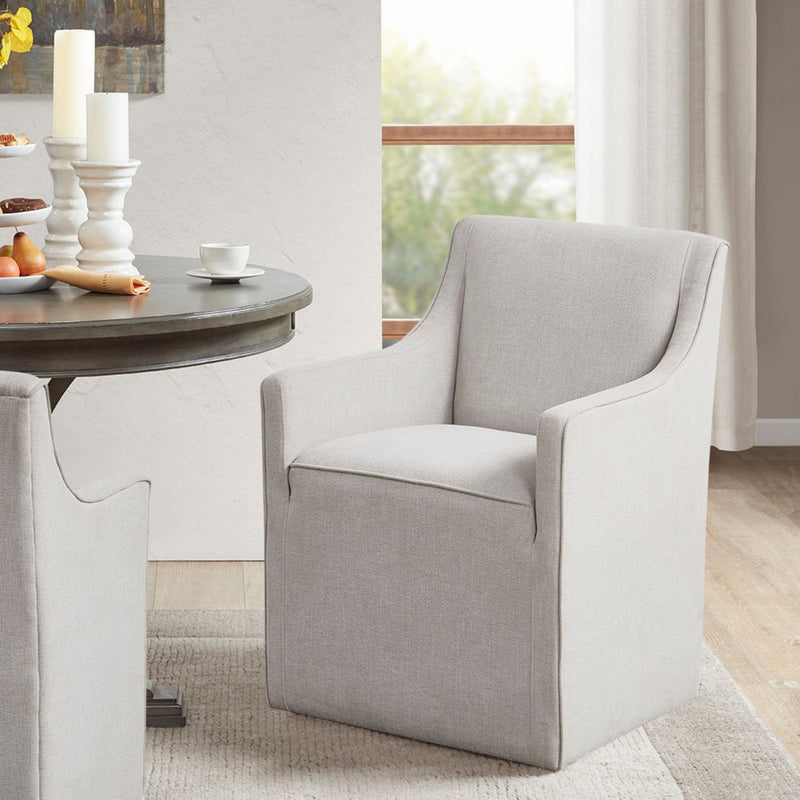 Traditional Skirted Dining Arm Chair - R&R Furniture Gallery (Fountain Valley, CA)