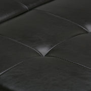 Dover - Square Coffee Table Storage Ottoman - Tanners Brown - R&R Furniture Gallery (Fountain Valley, CA)