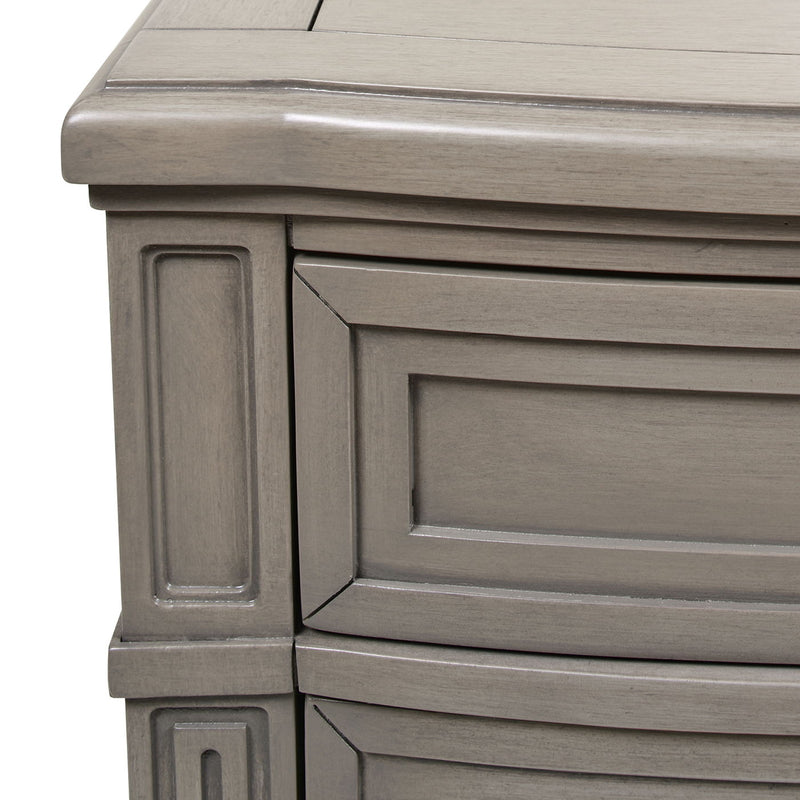 Dauphin - 3 Drawer Accent End Table - R&R Furniture Gallery (Fountain Valley, CA)