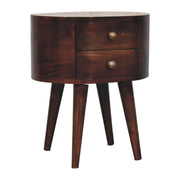 Rounded Bedside Table - R&R Furniture Gallery (Fountain Valley, CA)