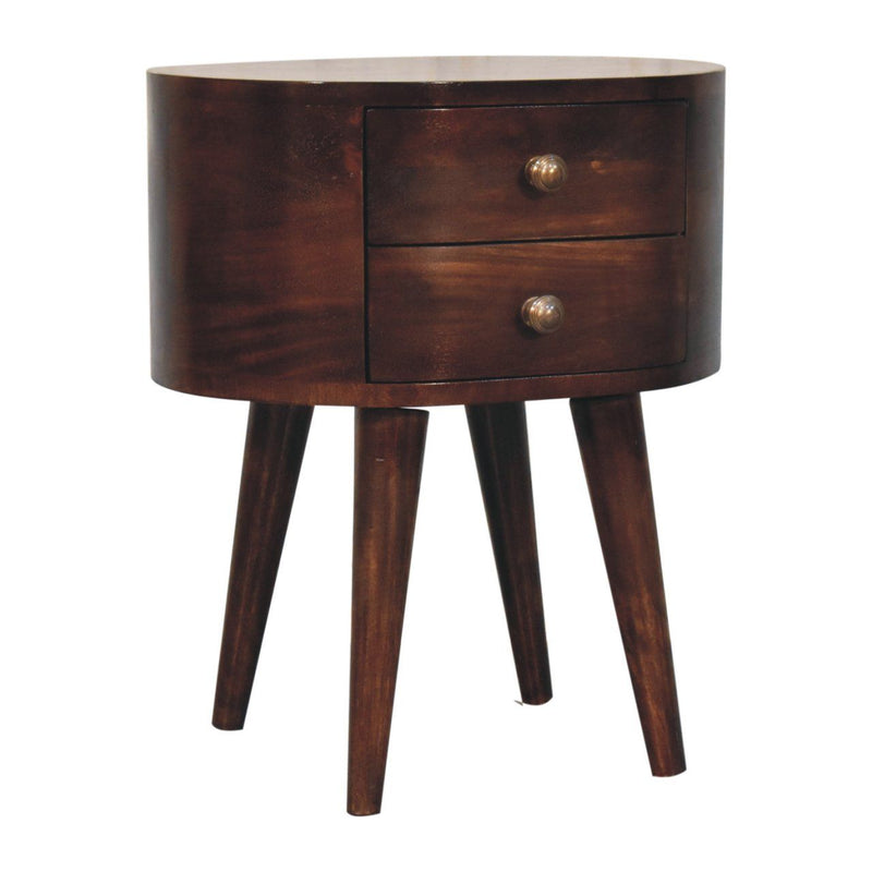 Rounded Bedside Table - R&R Furniture Gallery (Fountain Valley, CA)