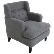Upholstered Accent Chair Tufted Armchair For Living Room And Bedroom - R&R Furniture Gallery (Fountain Valley, CA)