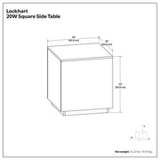 Lockhart - Side Table - R&R Furniture Gallery (Fountain Valley, CA)