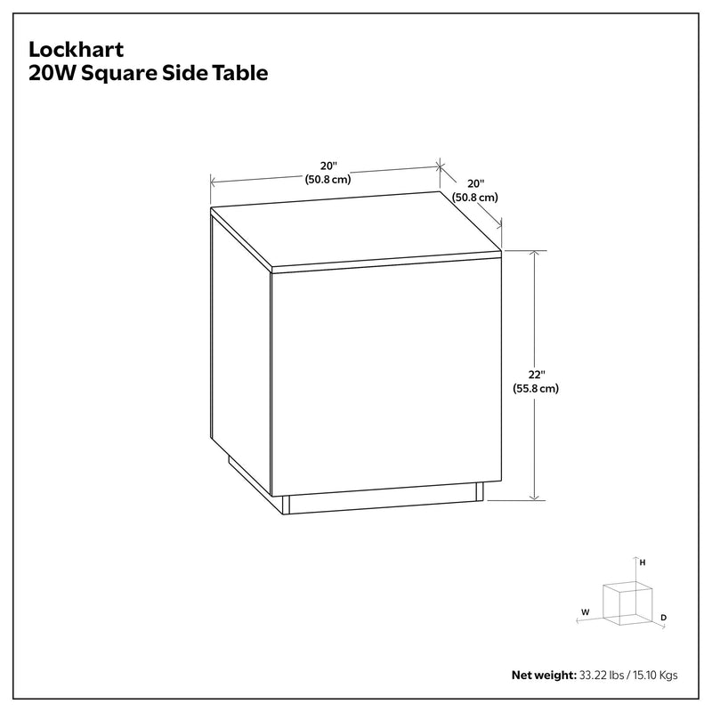 Lockhart - Side Table - R&R Furniture Gallery (Fountain Valley, CA)
