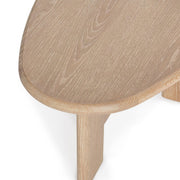 Classic Home Langford coffee table with a sleek wooden surface and modern design, perfect for living room decor.