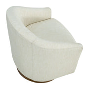 Upholstered Swivel Chair - Cream - R&R Furniture Gallery (Fountain Valley, CA)