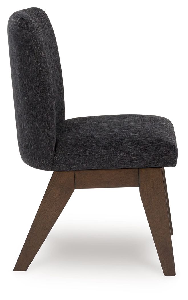 Dilenno - Dining Upholstered Side Chair (Set of 2) - Dark Brown - R&R Furniture Gallery (Fountain Valley, CA)