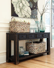 Gavelston - Sofa Table - Black - R&R Furniture Gallery (Fountain Valley, CA)
