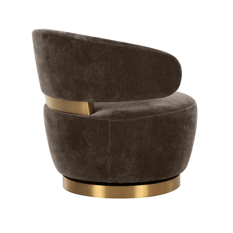 Austin - Recycled Fabric Swivel Chair - R&R Furniture Gallery (Fountain Valley, CA)