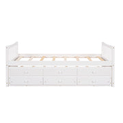 Twin Size Daybed With Trundle And Drawers - R&R Furniture Gallery (Fountain Valley, CA)