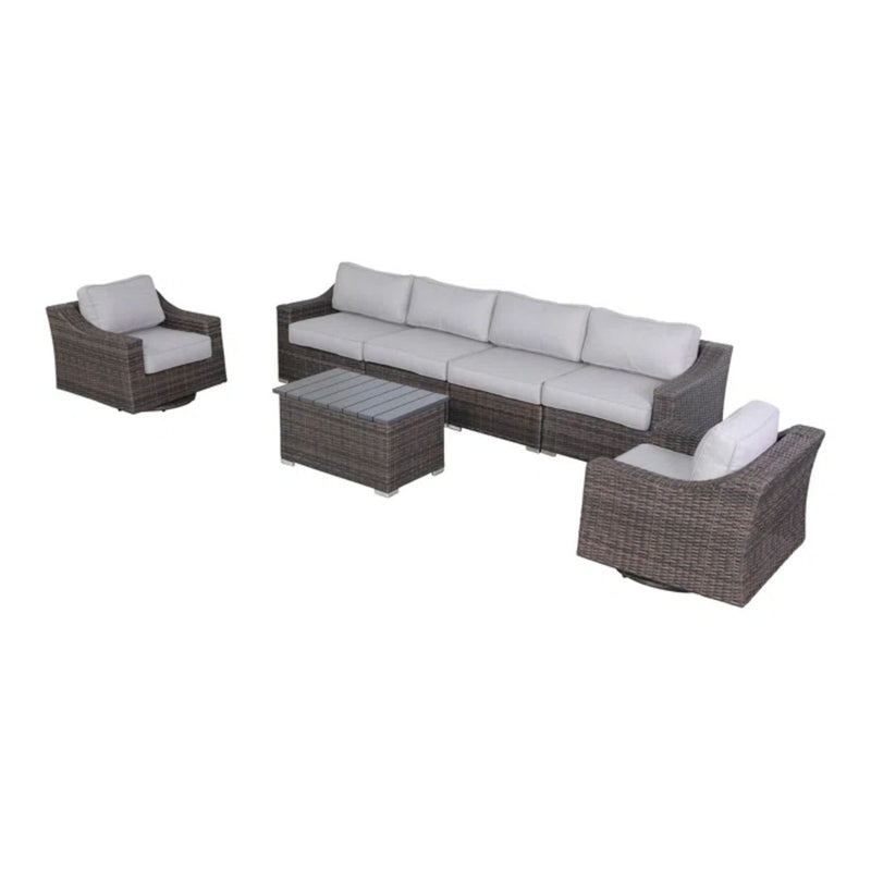 Stylish Sofa Seating Group With Cushions Perfect For Outdoor Gatherings - R&R Furniture Gallery (Fountain Valley, CA)