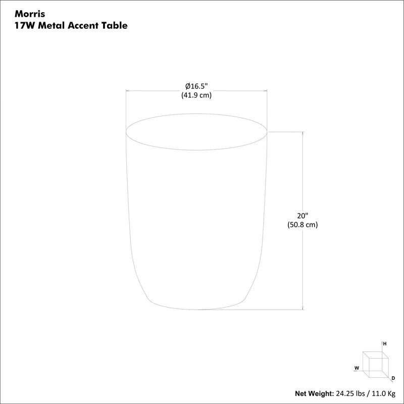 Morris - Accent Table - R&R Furniture Gallery (Fountain Valley, CA)
