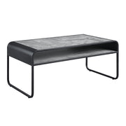 Raziela - Coffee Table - Concrete Gray & Black - R&R Furniture Gallery (Fountain Valley, CA)