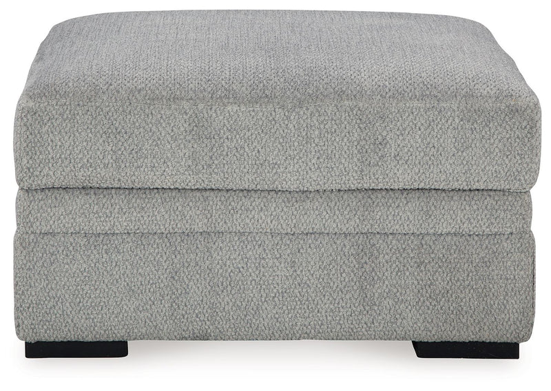 Casselbury - Ottoman With Storage - Cement - R&R Furniture Gallery (Fountain Valley, CA)
