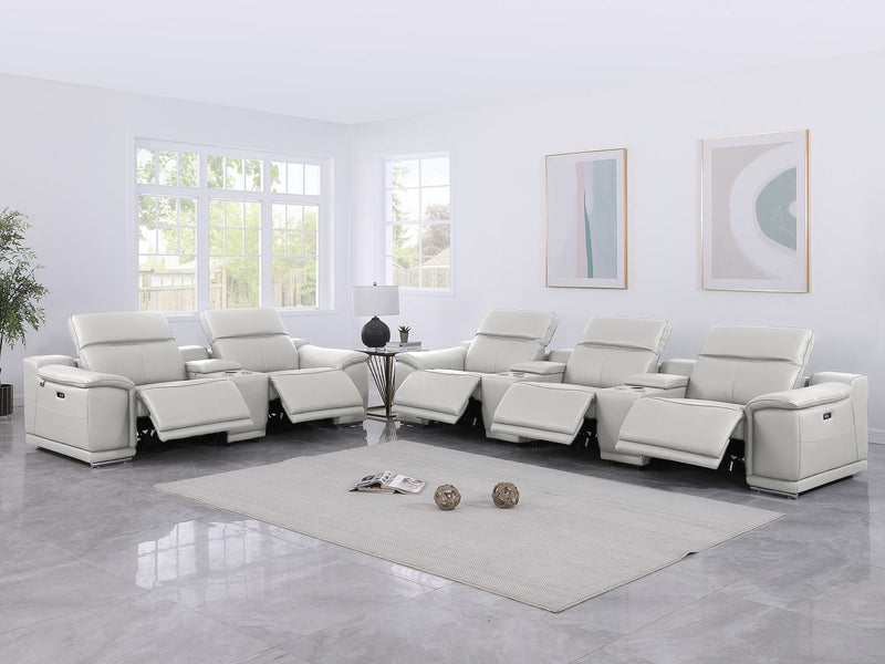 9762 - 8-Piece Modular Power Reclining Sofa And Console Loveseat Set With
