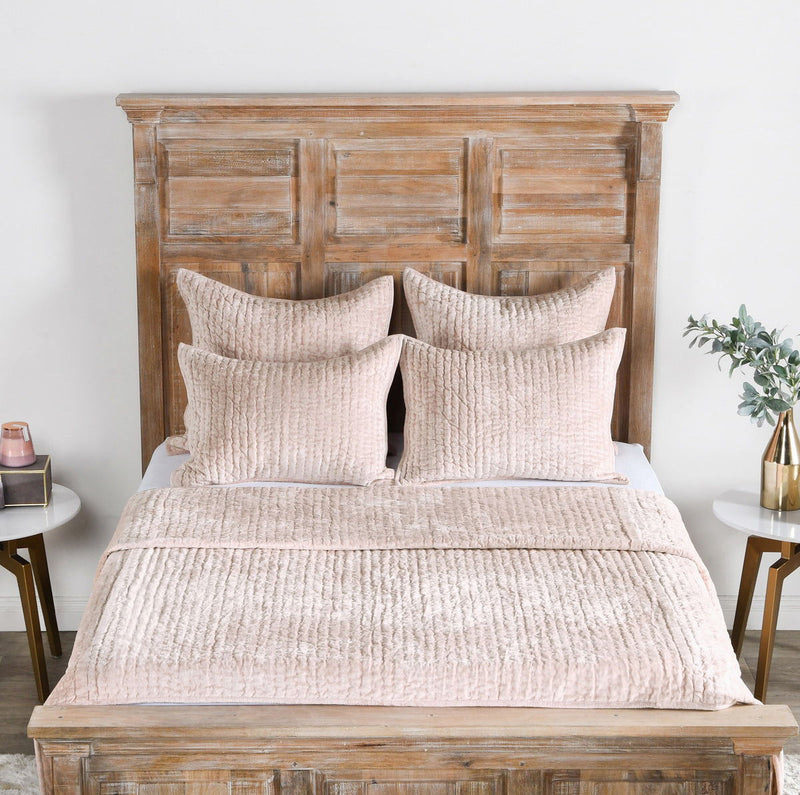 Bari - Velvet Quilt - R&R Furniture Gallery (Fountain Valley, CA)