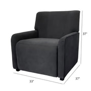 Stylish Recliner Chair - Gray - R&R Furniture Gallery (Fountain Valley, CA)