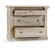 Adelaide - 3 Drawer Nightstand - Natural Cream Wash - R&R Furniture Gallery (Fountain Valley, CA)