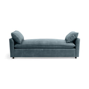 Classic Home Caplan backless sofa daybed with plush cushions and sleek design, perfect for modern living spaces.