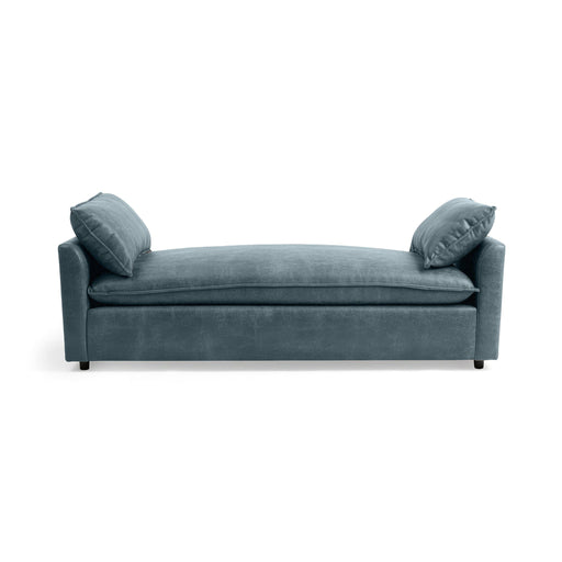 Classic Home Caplan backless sofa daybed with plush cushions and sleek design, perfect for modern living spaces.