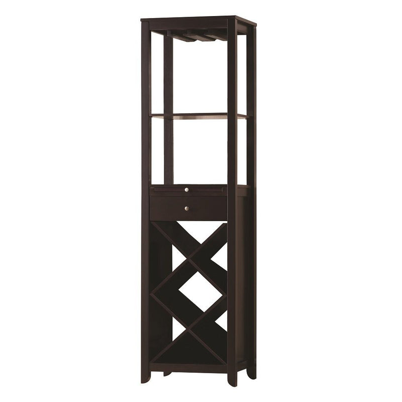 Casey - Wine Cabinet - Wenge - R&R Furniture Gallery (Fountain Valley, CA)