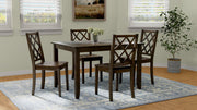 5 Piece Dining Table Set - Brown - R&R Furniture Gallery (Fountain Valley, CA)