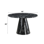 Hollis - Dining Table With Engineered Stone Top - Engineered Stone - R&R Furniture Gallery (Fountain Valley, CA)
