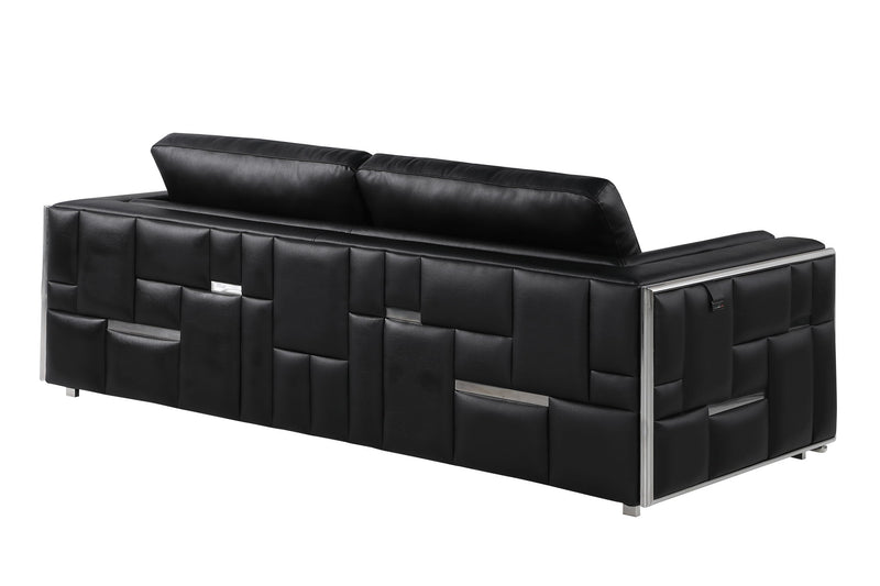 1130 - Top Grain Italian Leather Sofa - R&R Furniture Gallery (Fountain Valley, CA)