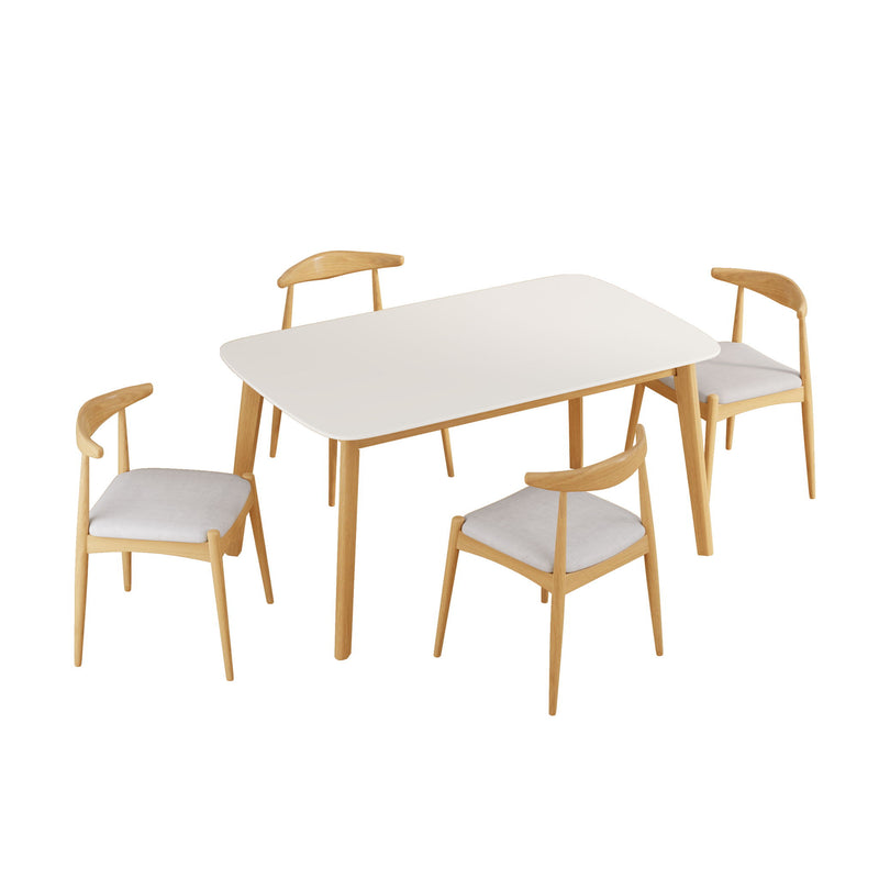 5 Piece Dining Set With Upholstered Chairs - R&R Furniture Gallery (Fountain Valley, CA)