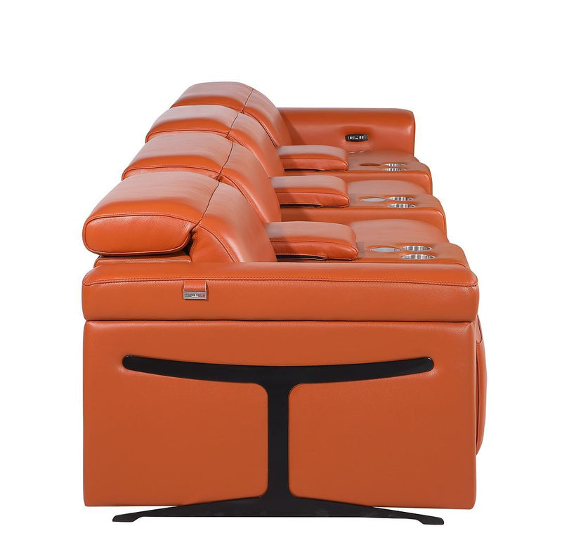 1126 - 7-Piece Modular Power Reclining Sofa In With 4 Power Recliners & Power Headrests