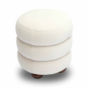 Stefanie - Velvet Ottoman - R&R Furniture Gallery (Fountain Valley, CA)
