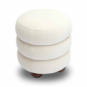 Stefanie - Velvet Ottoman - R&R Furniture Gallery (Fountain Valley, CA)