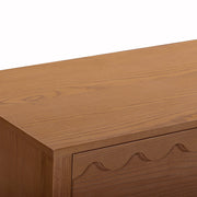 TOV Furniture Oodle 6 Drawer Dresser with sleek modern design and multiple storage drawers in a contemporary bedroom setting.
