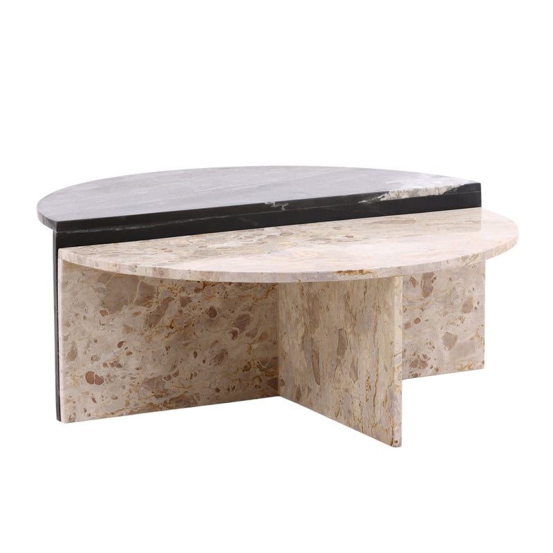 Harrington - Coffee Table (Set of 2) - Black And Cream