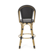 Outdoor Rattan And Aluminum French Barstools (Set of 2) - R&R Furniture Gallery (Fountain Valley, CA)