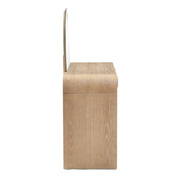 Moonrise - 2 Drawer Vanity Desk - Natural Ash - R&R Furniture Gallery (Fountain Valley, CA)