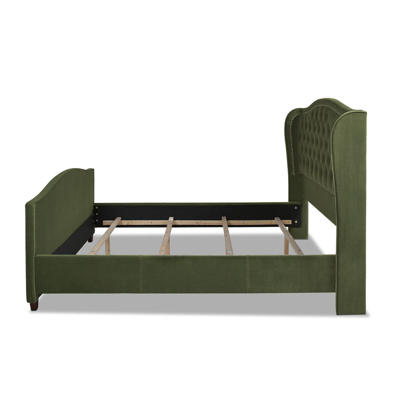 Marcella - Upholstered Shelter Headboard Bed Set - R&R Furniture Gallery (Fountain Valley, CA)