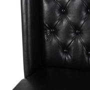 Noble House tufted dining chair set featuring high back design, plush upholstery, and elegant tufted detailing.